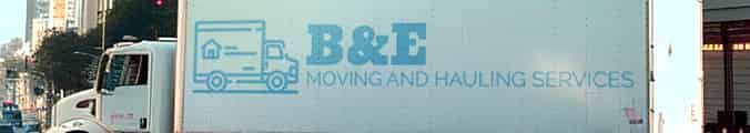 B And E Moving And Hauling Services logo