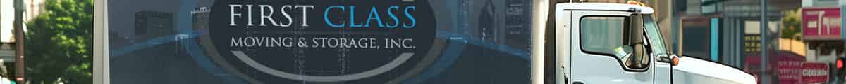 First Class Moving Storage logo