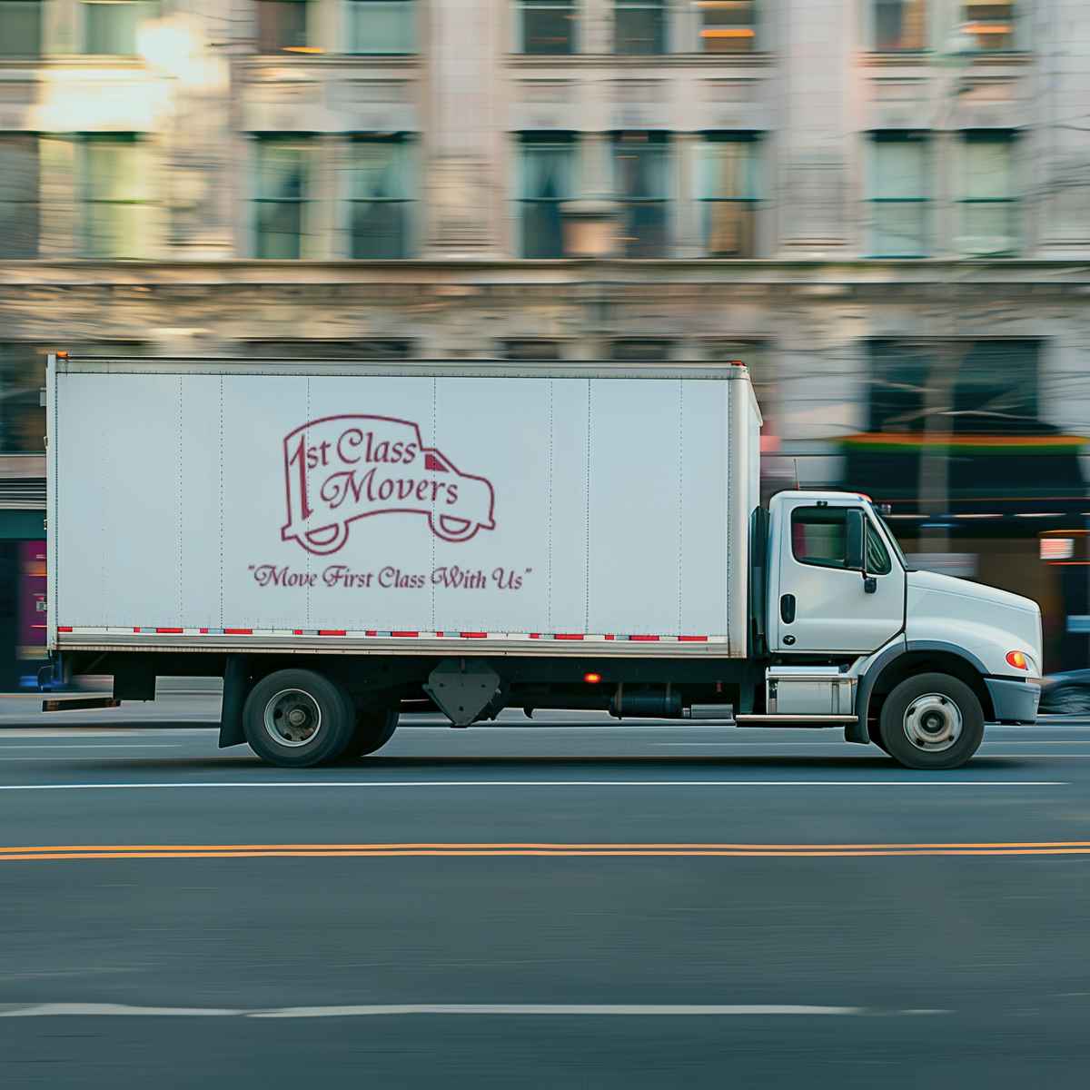 1st Class Movers logo (1CM)
