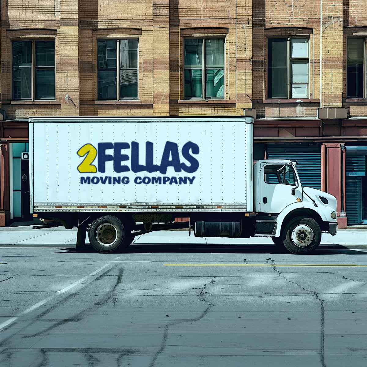 2 Fellas Moving Company logo (2FM)