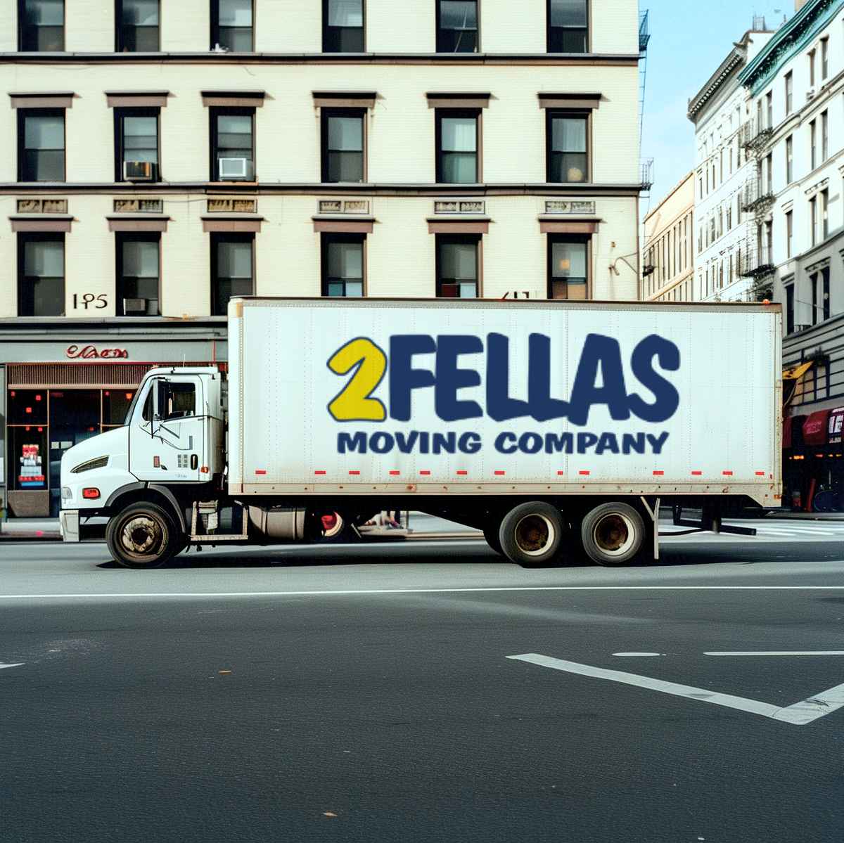 2Fellas Moving Company logo (2MC)