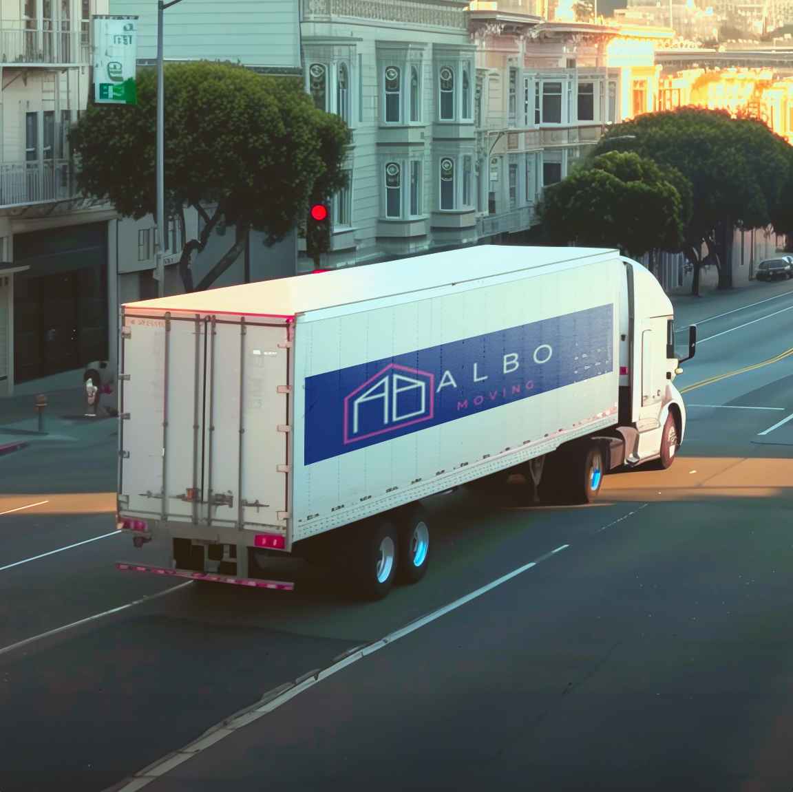 Albo Moving logo (AM)