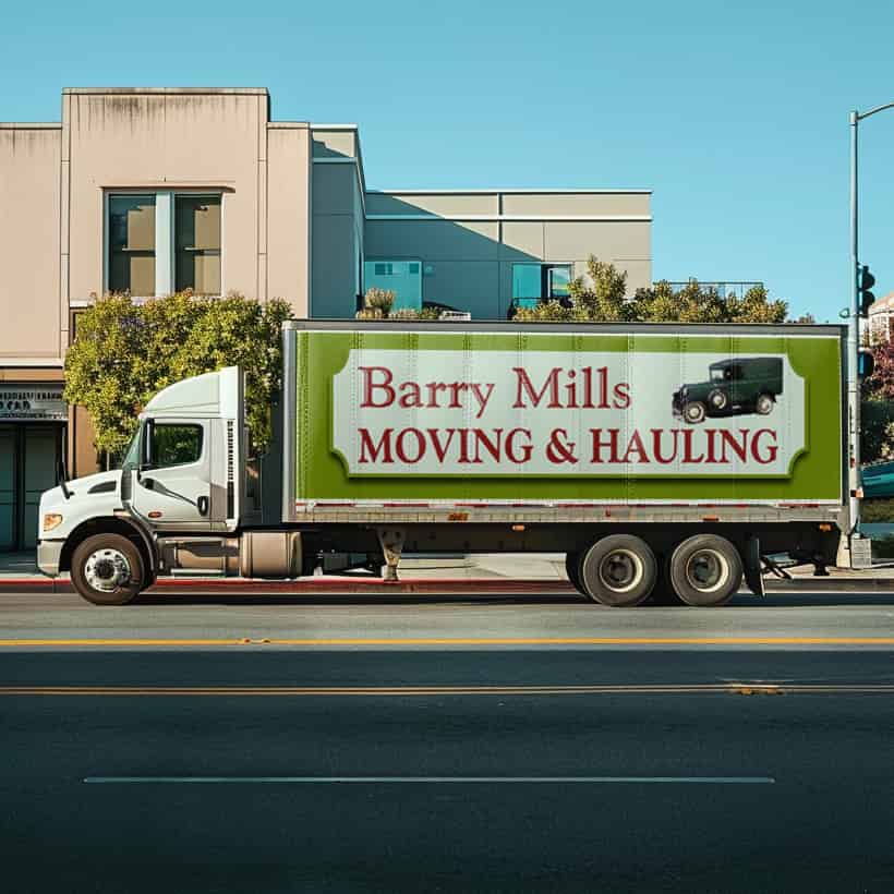 Barry Mills Moving And Hauling logo (BMM)