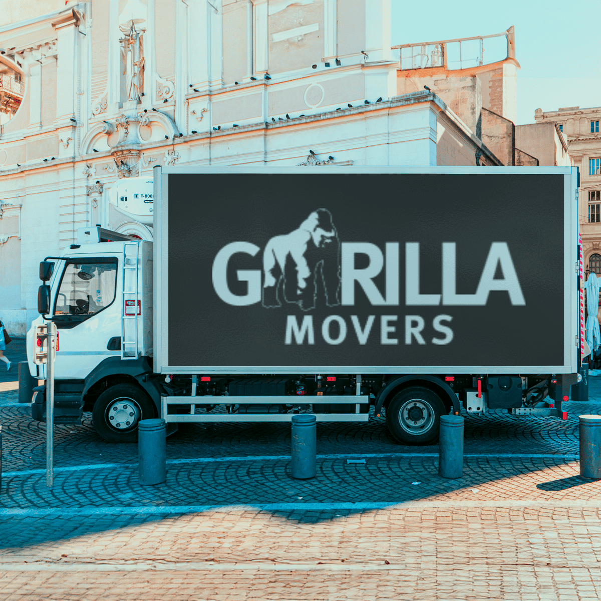 Gorilla Movers logo (GM)