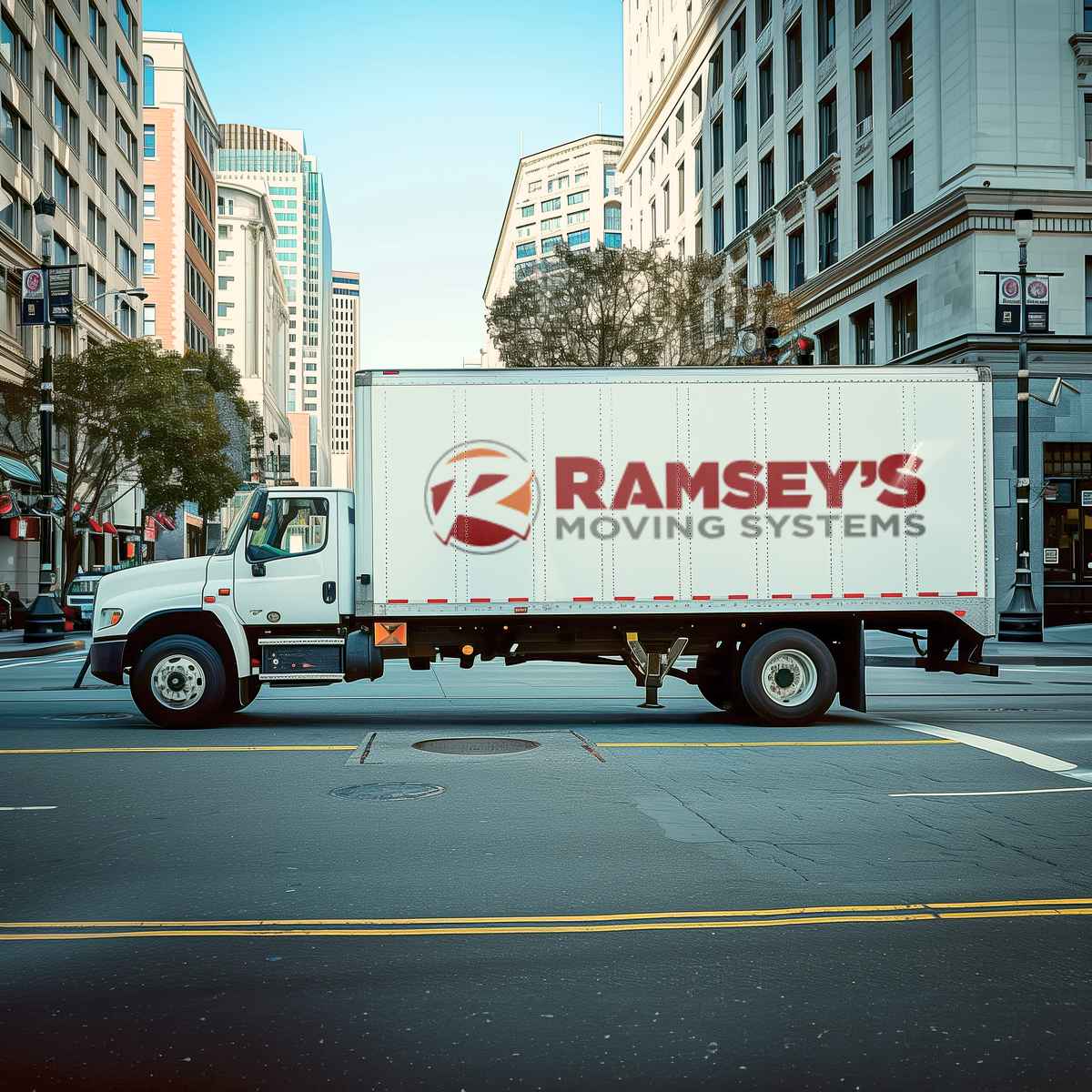 Ramsey's Moving Systems logo (RMS)