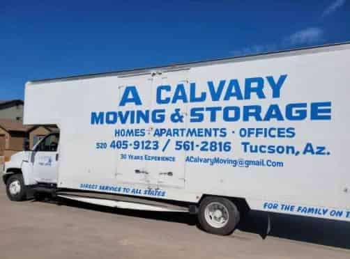 A Calvary Moving logo (ACM)