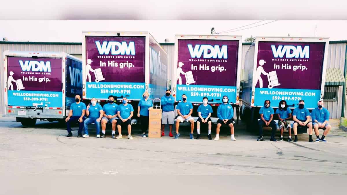 Well Done Moving Inc logo (WDM)