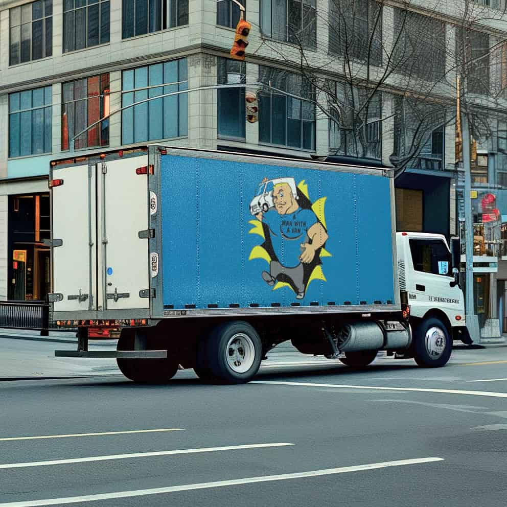 A Man With A Van logo (AMW)