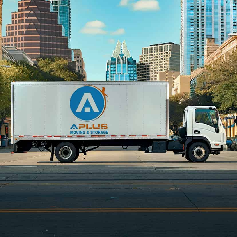 A Plus Moving & Storage logo (APM)