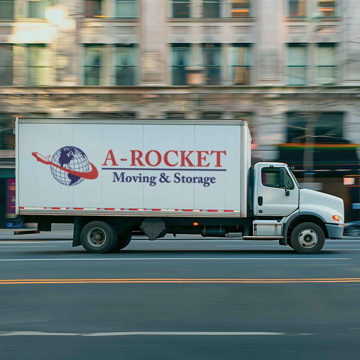 A-rocket Moving &storage logo (AM&)