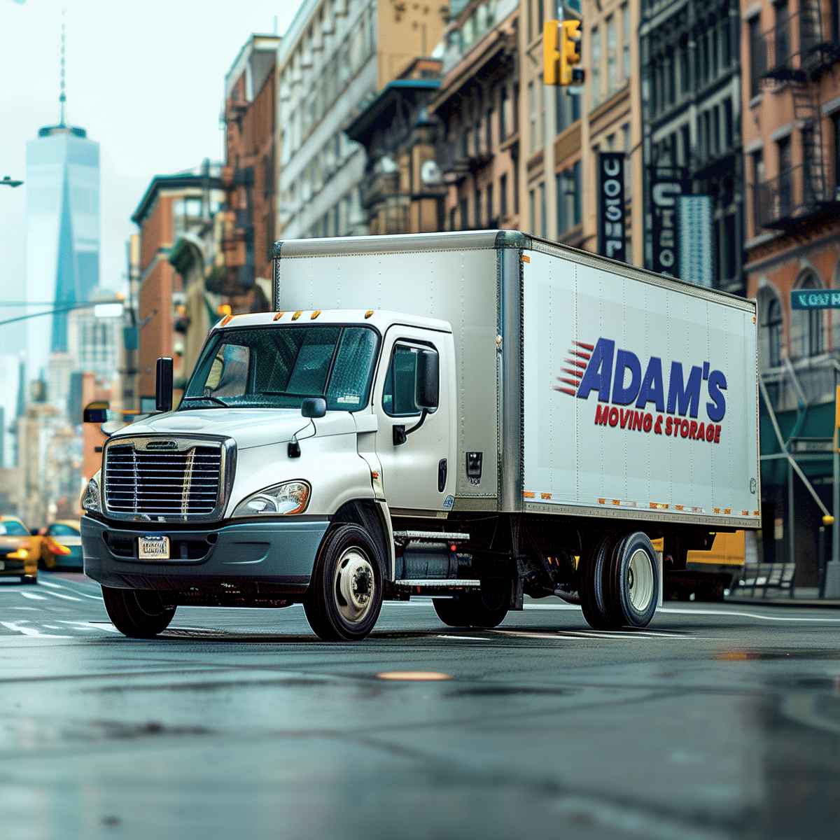 Adam's Moving & Storage logo (AM&)