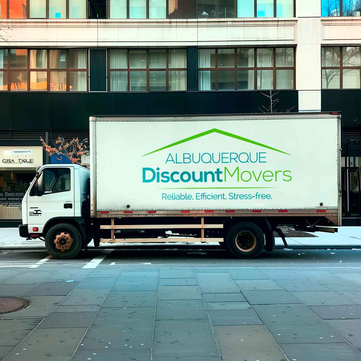 Albuquerque Discount Movers logo (ADM)