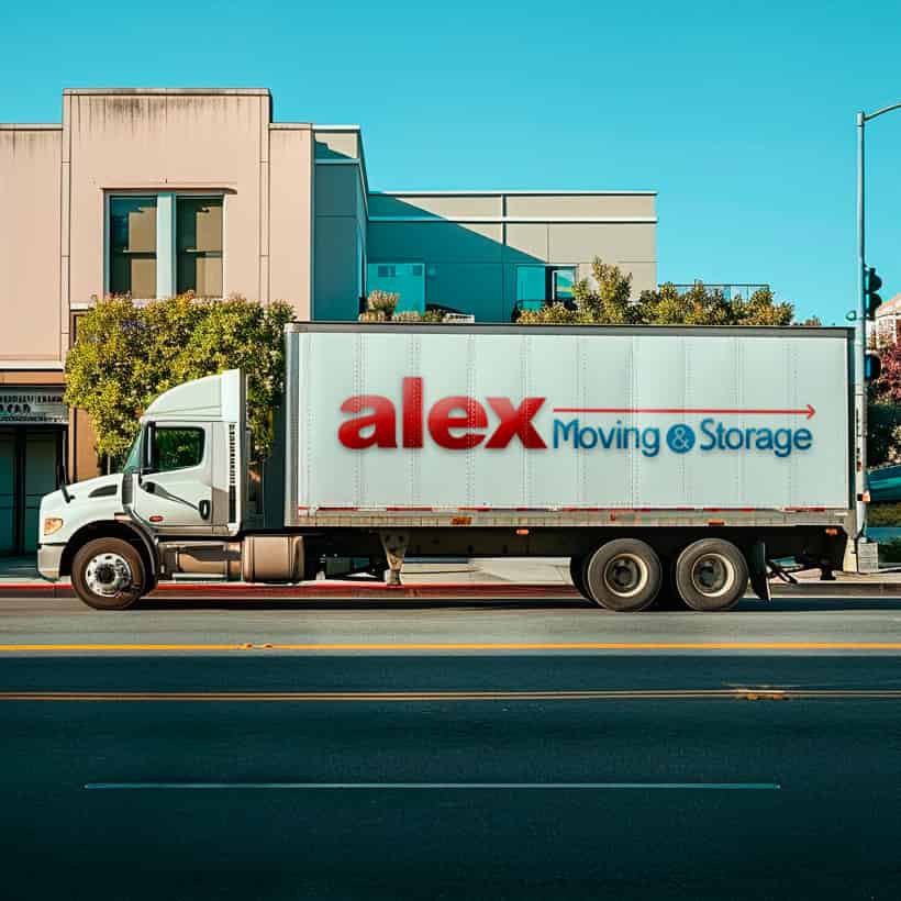 Alex Moving & Storage logo (AM&)