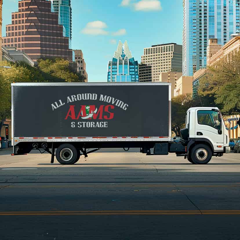 All Around Moving And Storage logo (AAM)