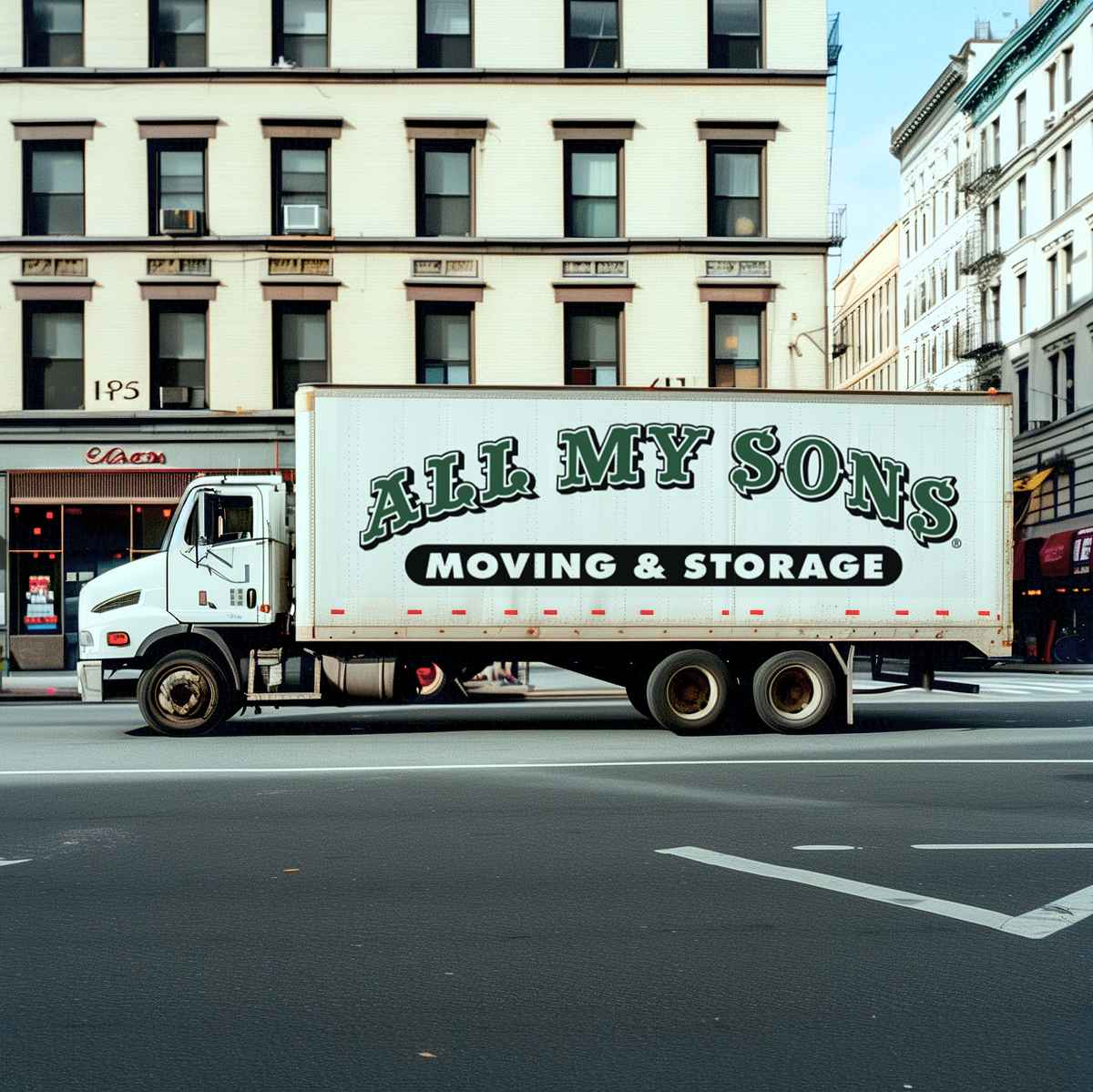 All My Sons Moving & Storage logo (AMS)