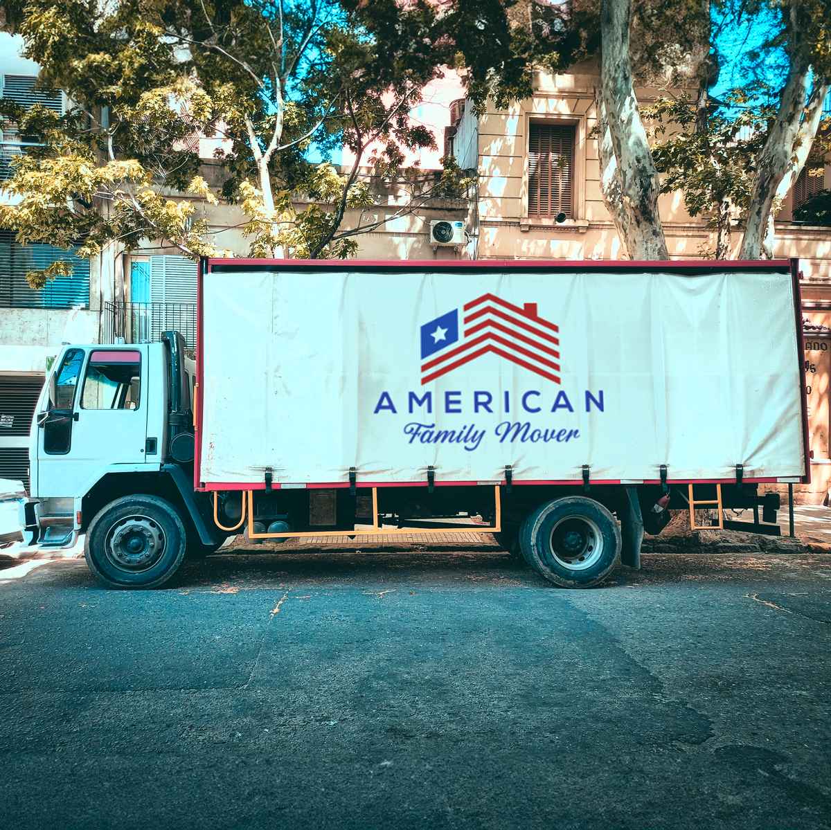 American Family Movers logo (AFM)