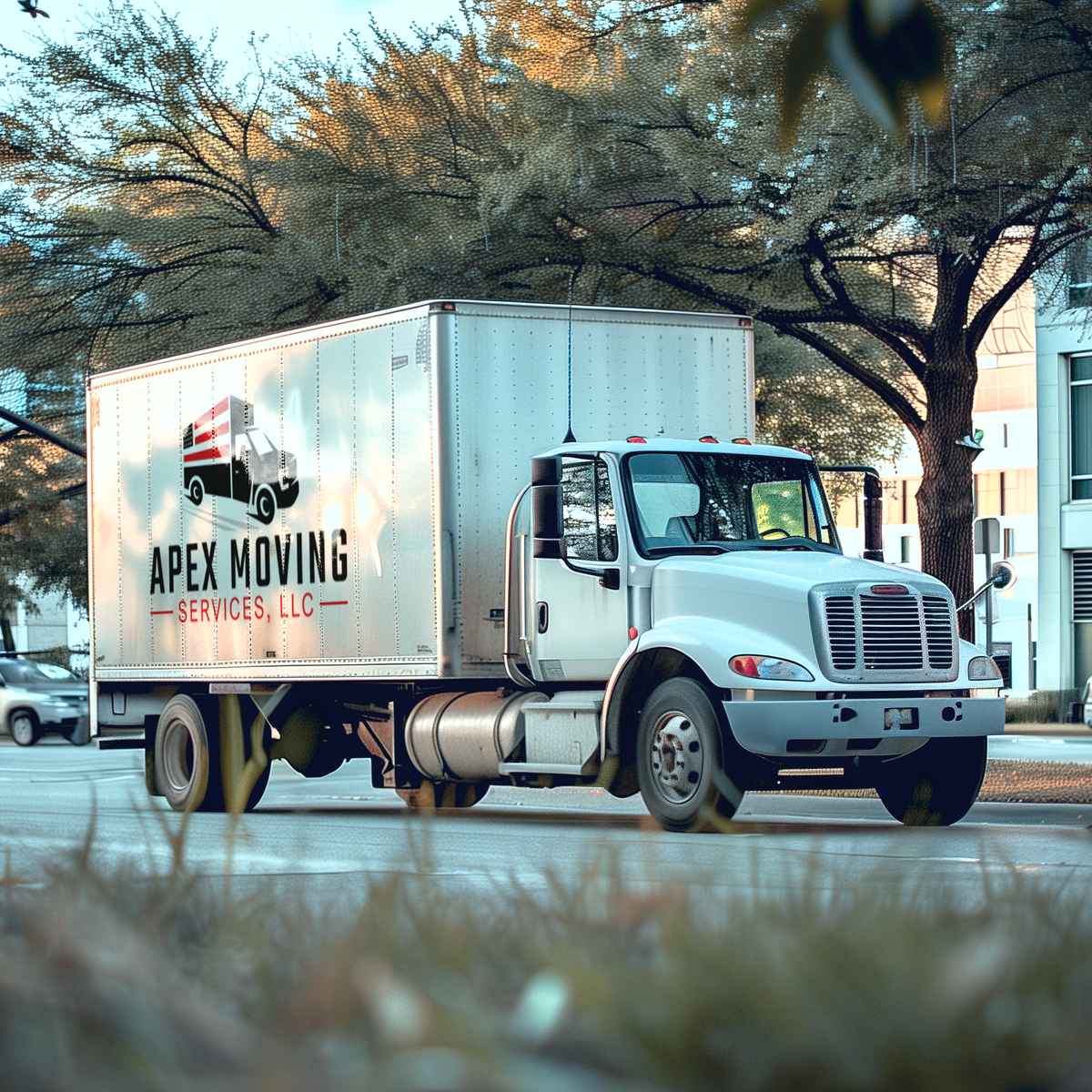Apex Moving Services logo (AMS)