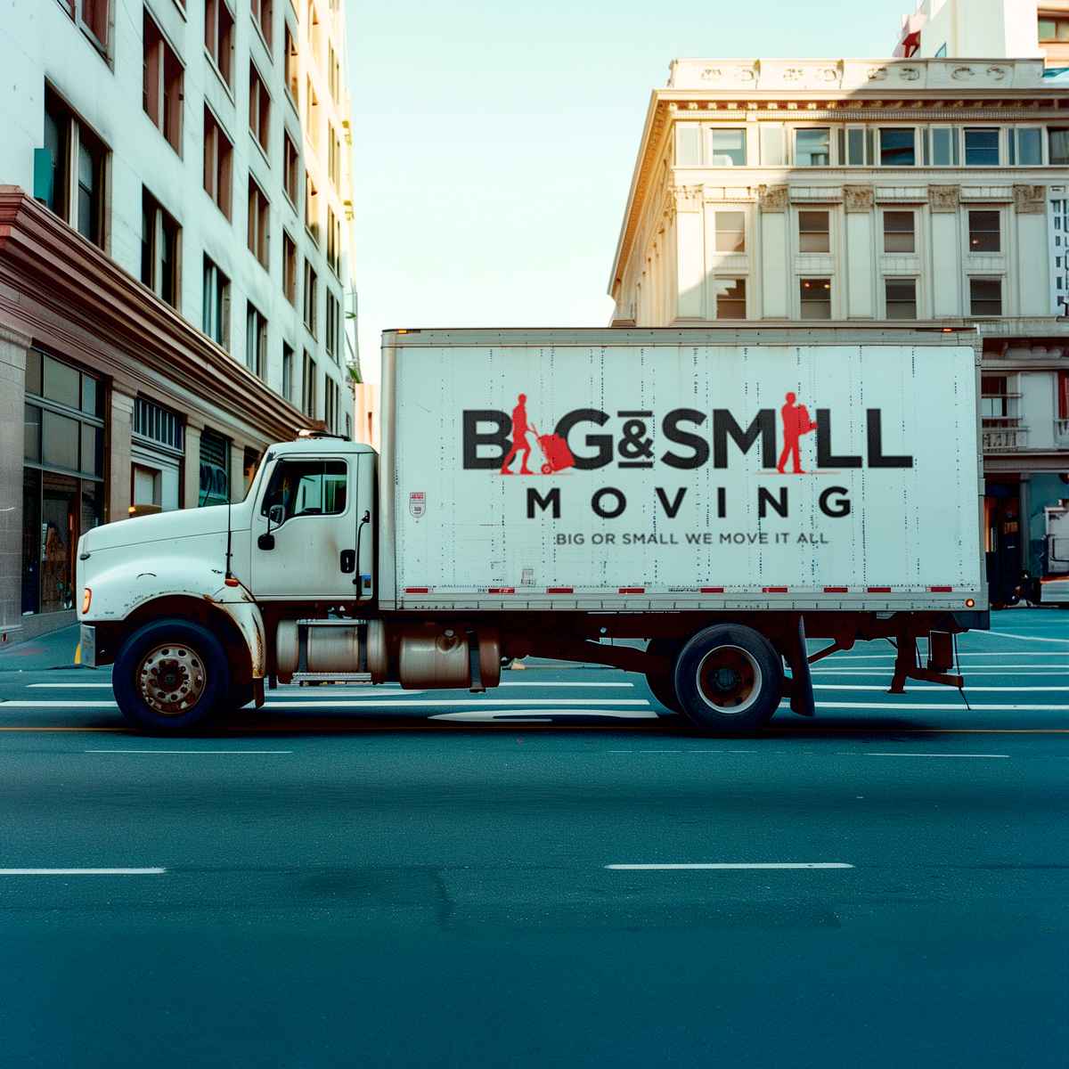 Big & Small Moving logo (B&S)