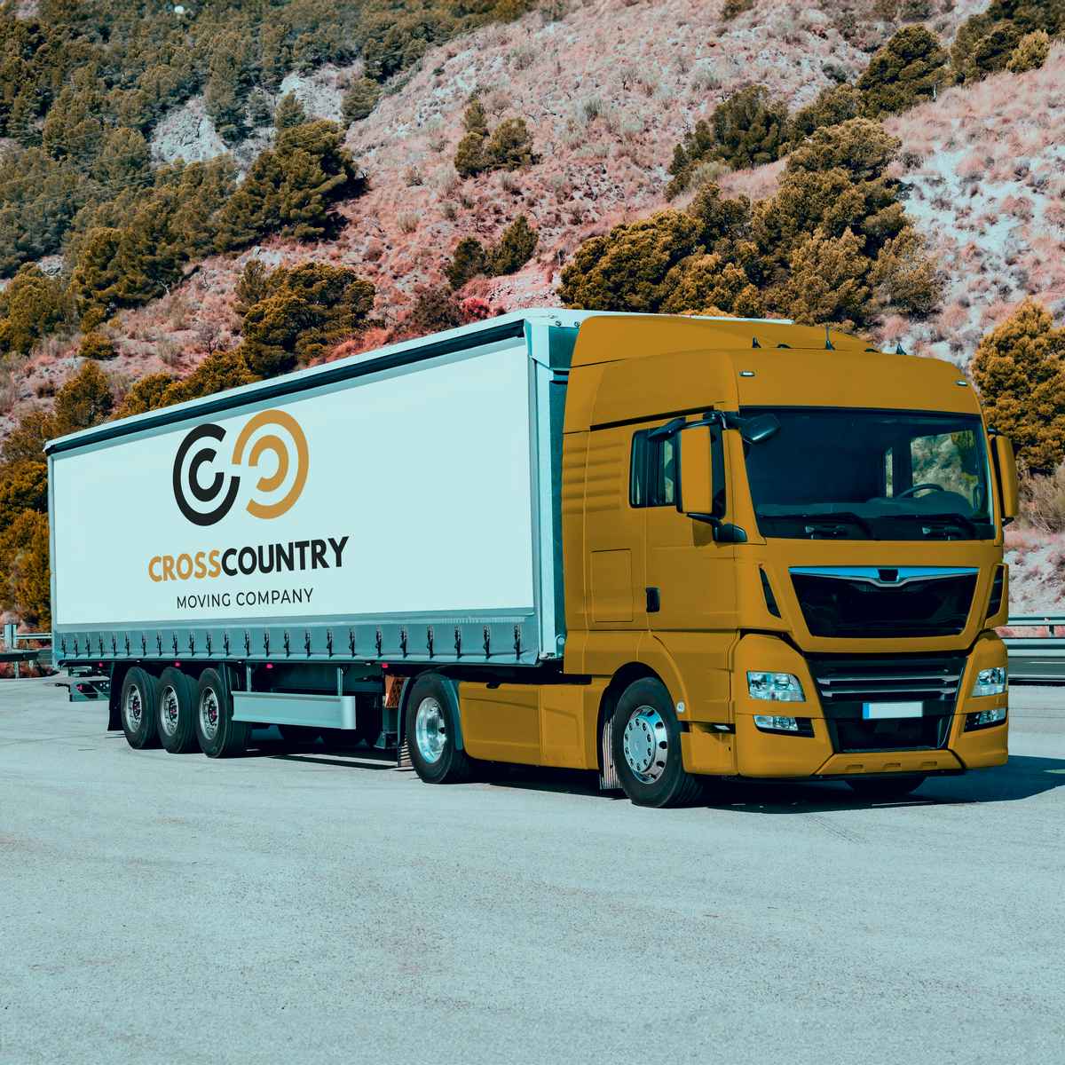 Cross Country Moving Company logo (CCM)