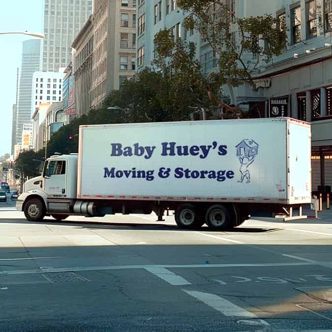 Baby Huey's Moving logo (BHM)
