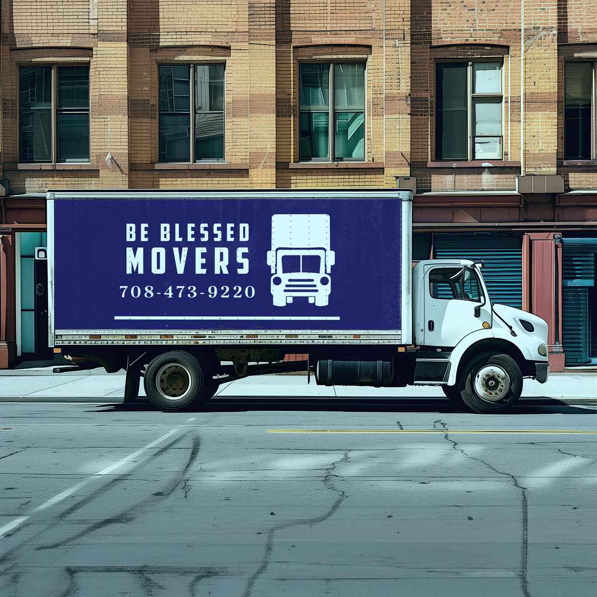 Be Blessed Movers logo (BBM)