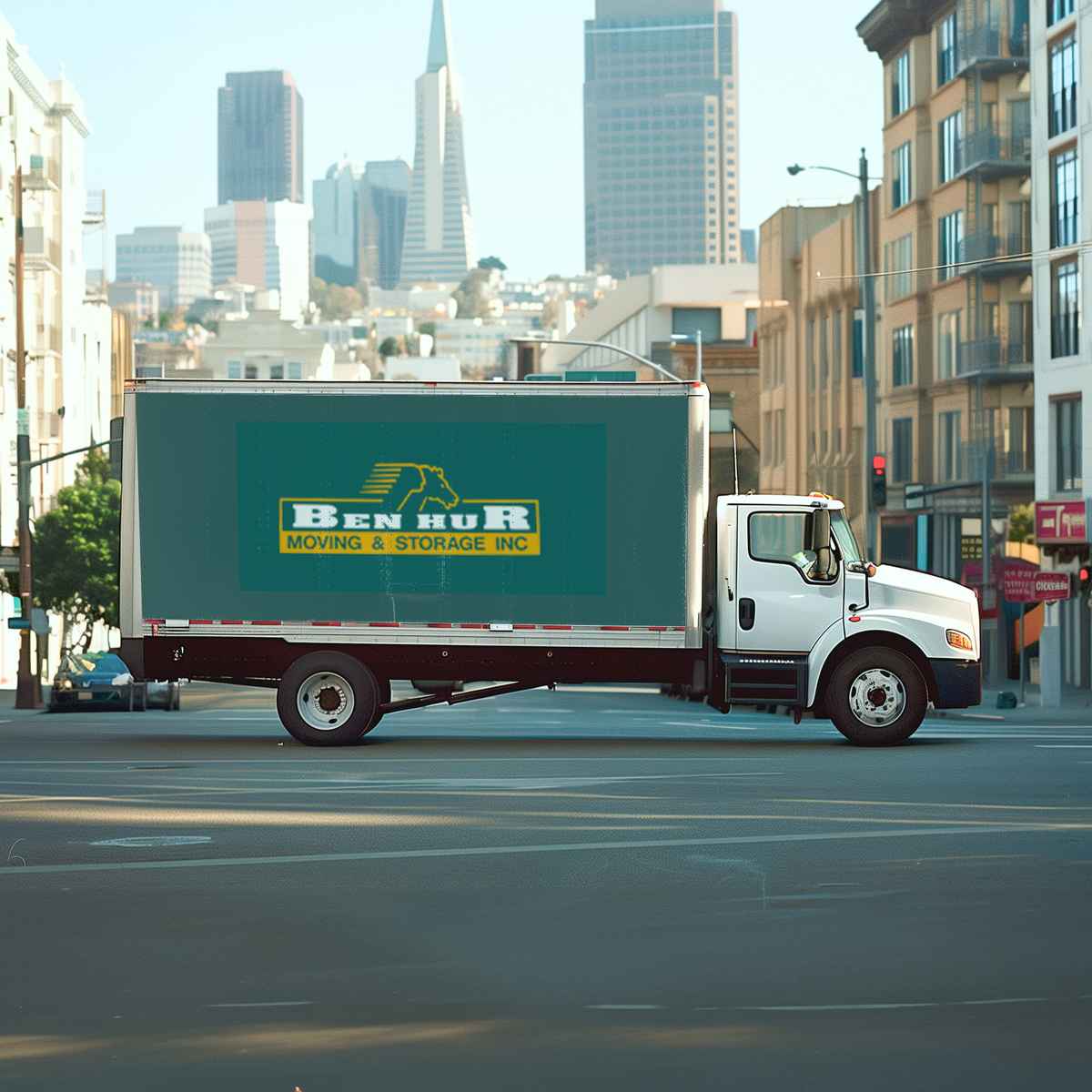 Ben Hur Moving Storage logo (BHM)