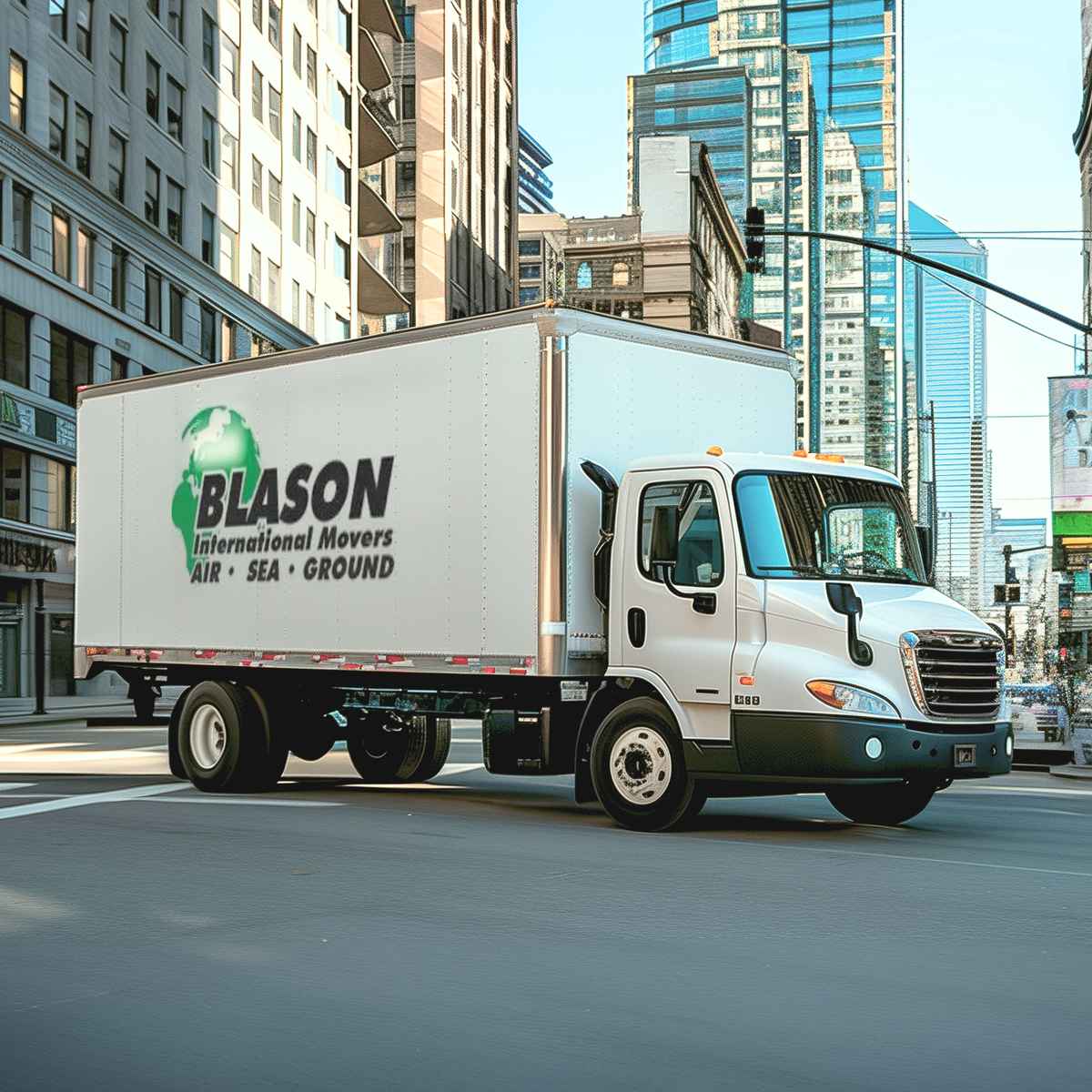 Blason International Movers logo (BIM)
