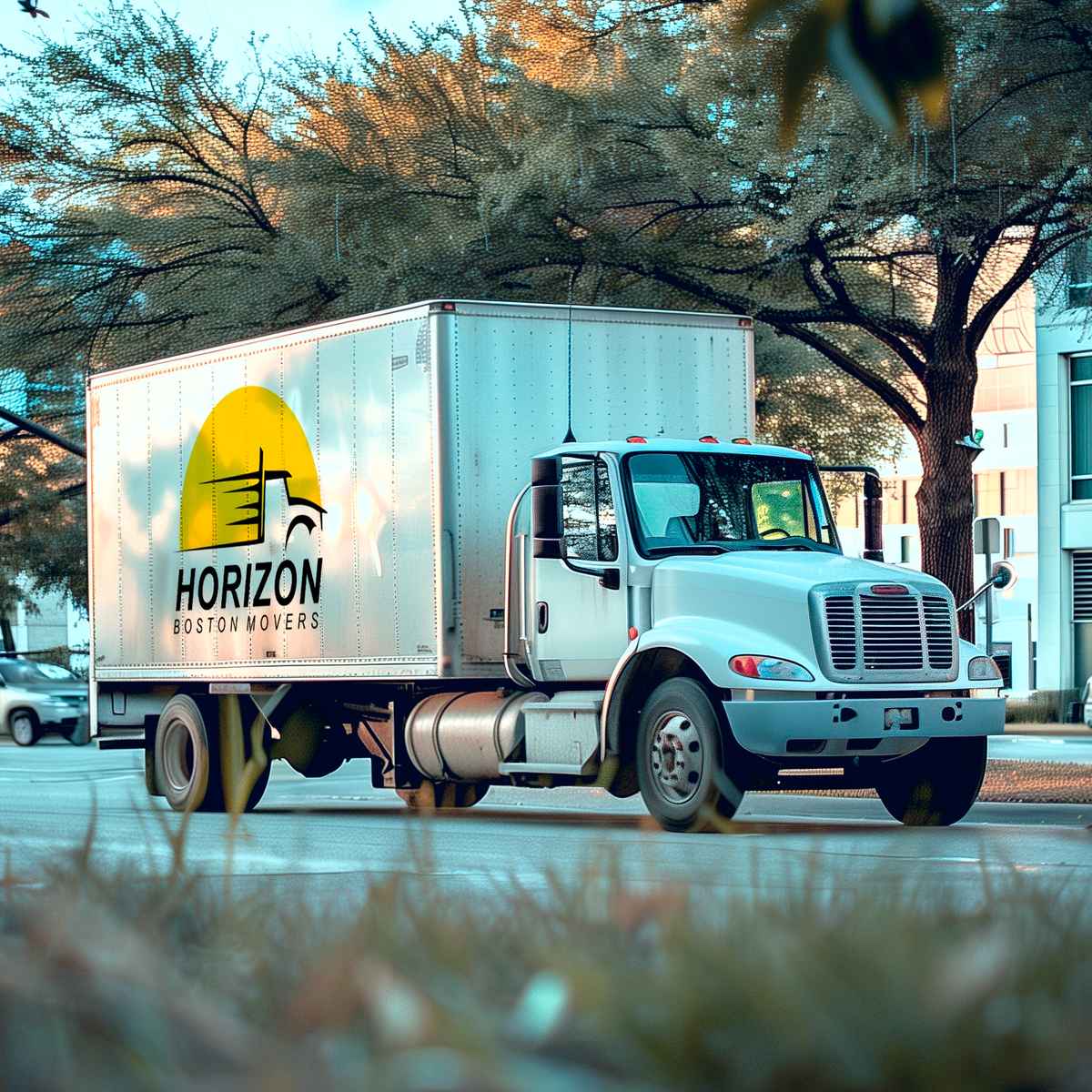 Horizon Boston Movers logo (HBM)