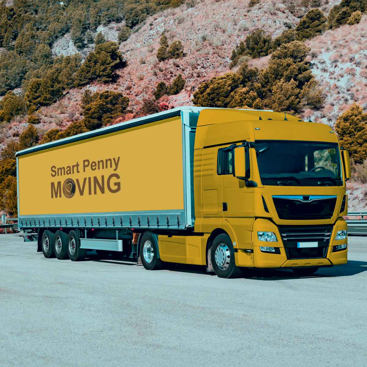 Smart Penny Moving logo (SPM)