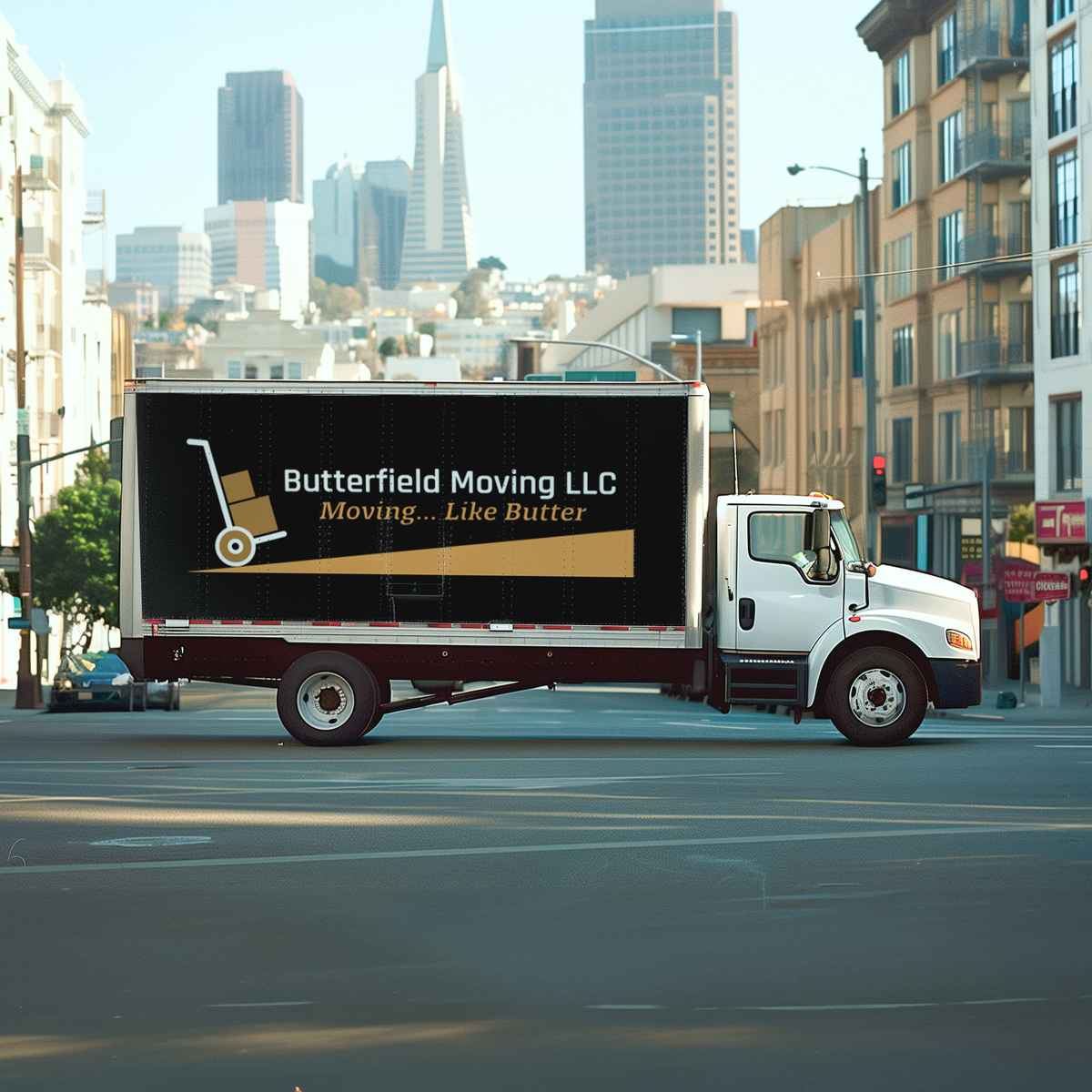 Butterfield Moving logo (BM)