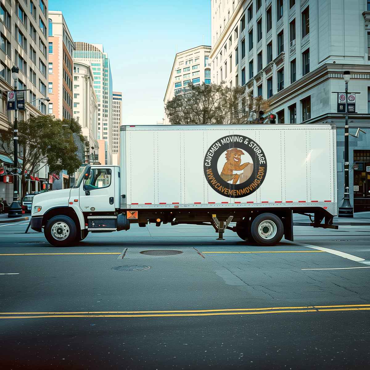 Cavemen Moving & Storage logo (CM&)