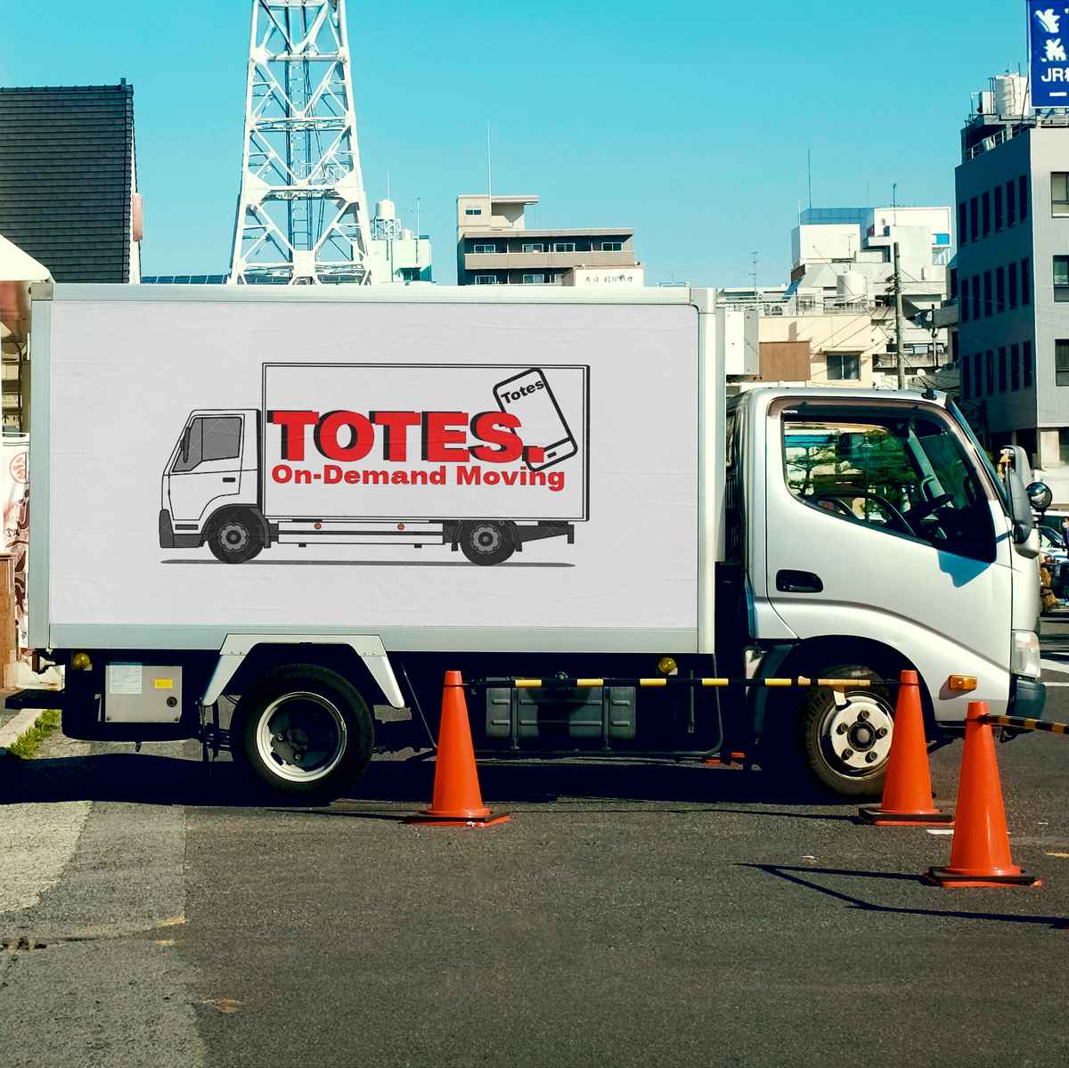 Totes On-Demand Moving logo (TOM)