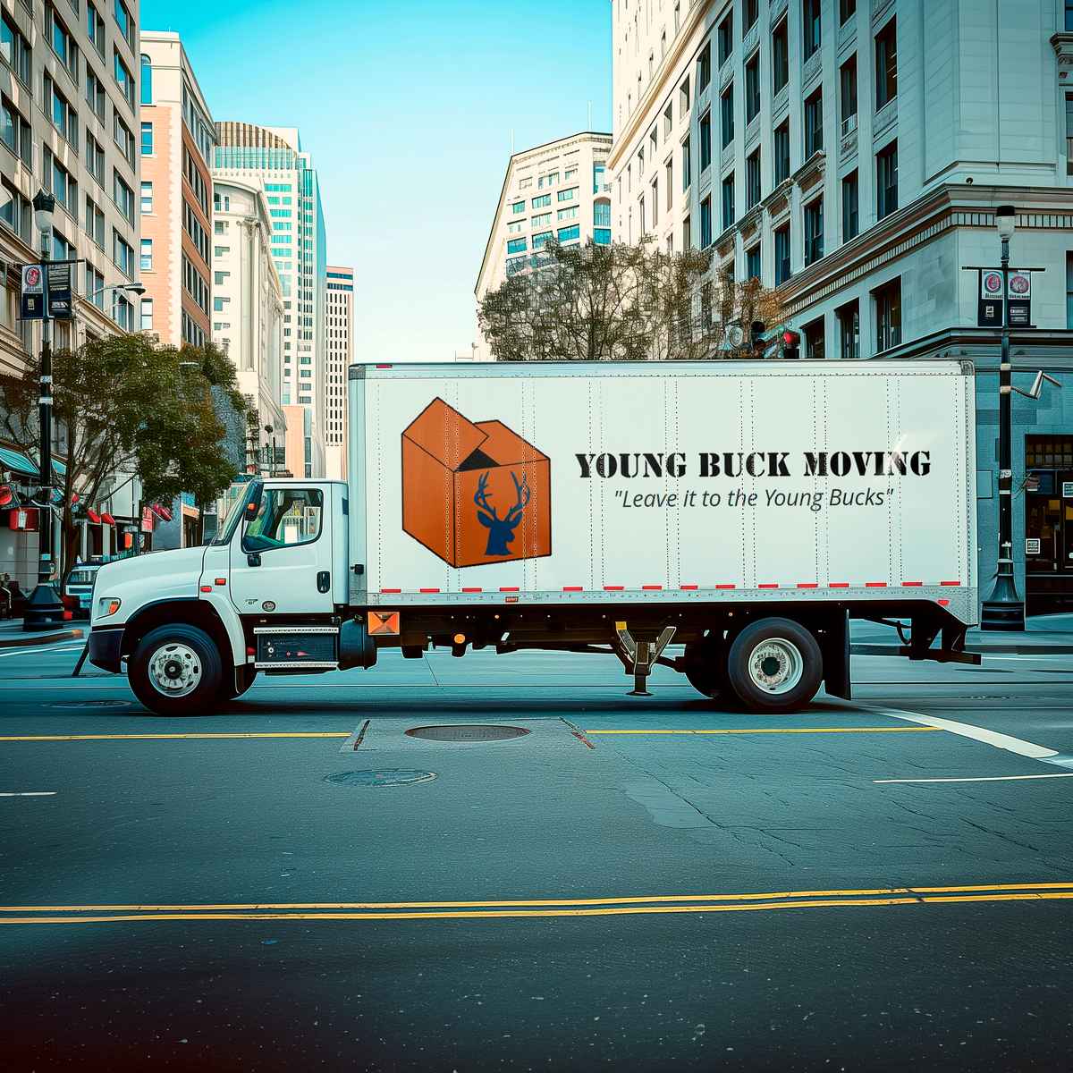 Young Buck Moving logo (YBM)