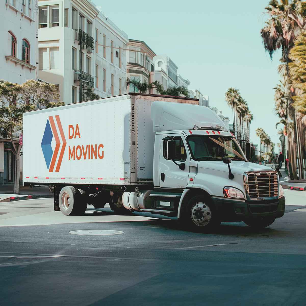 Da Moving logo (DM)