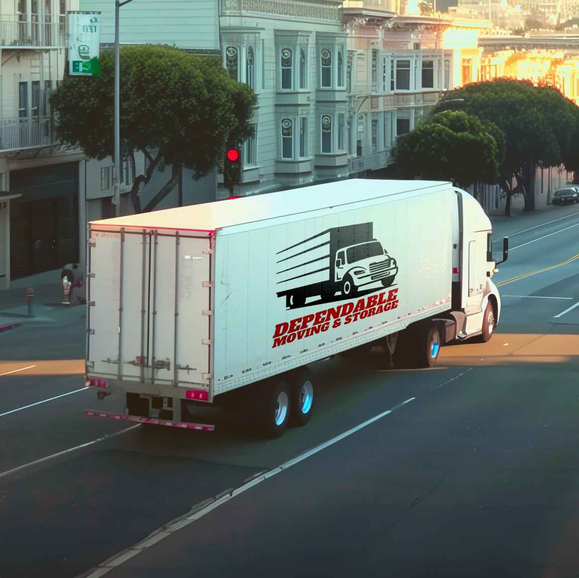 Dependable Moving Storage logo (DMS)