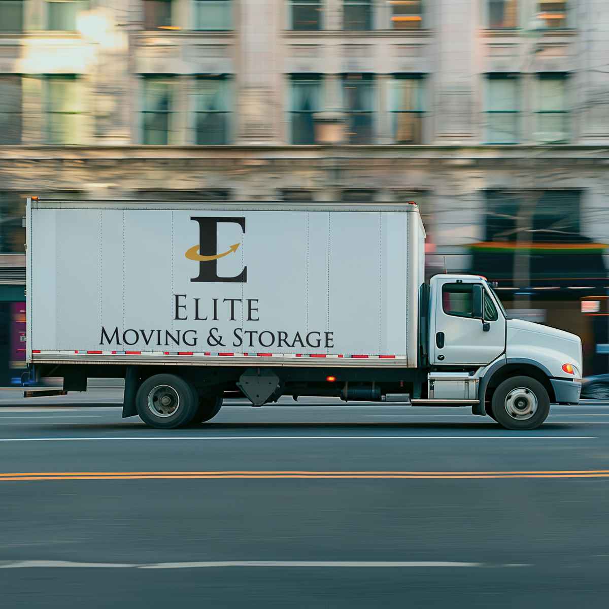 Elite Moving and Storage logo (EMA)