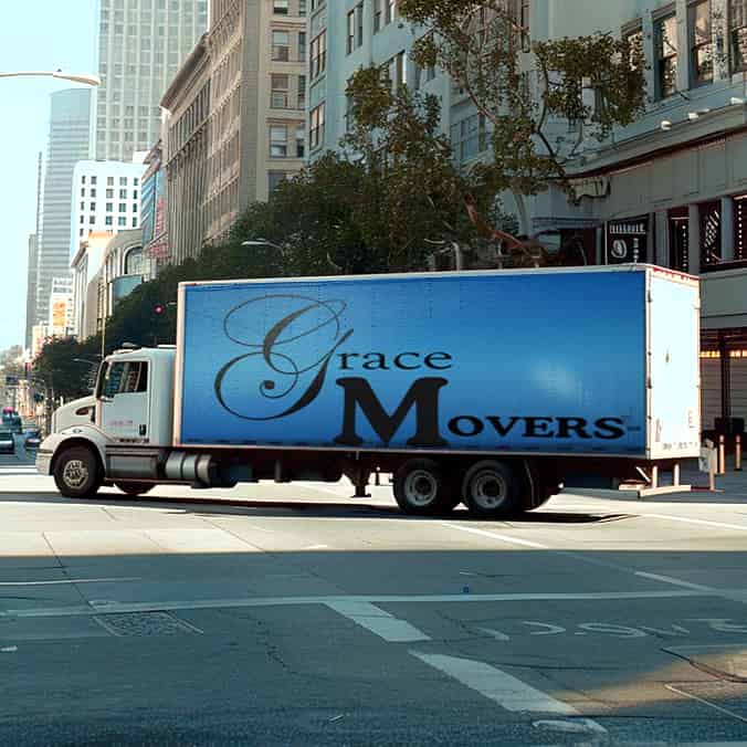 Grace Movers logo (GM)