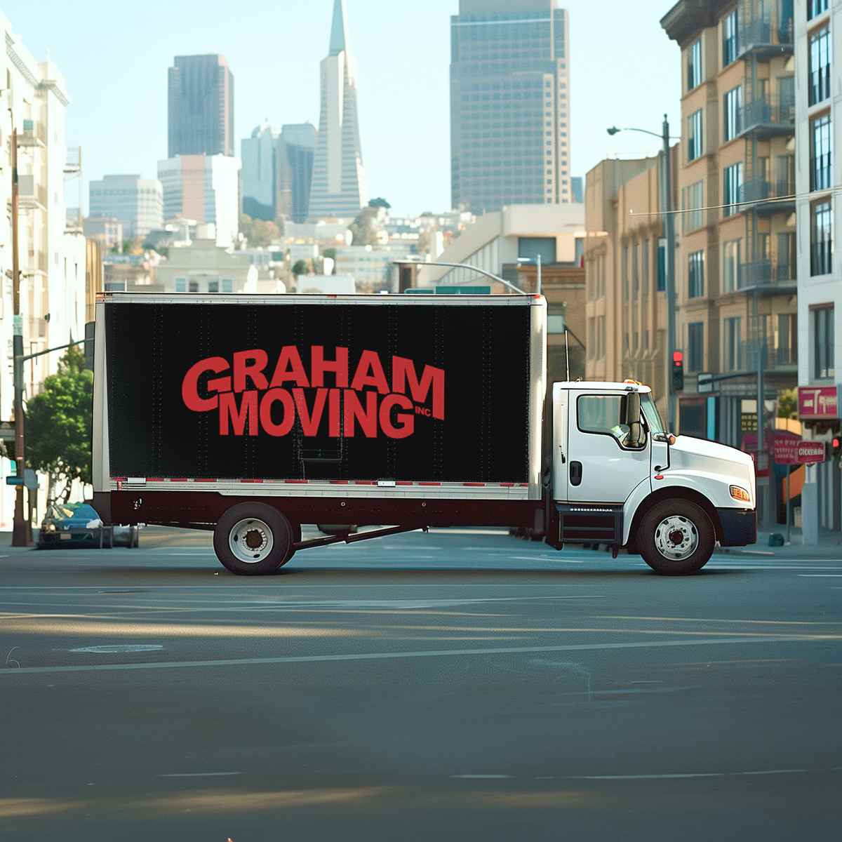 Graham Moving logo (GM)