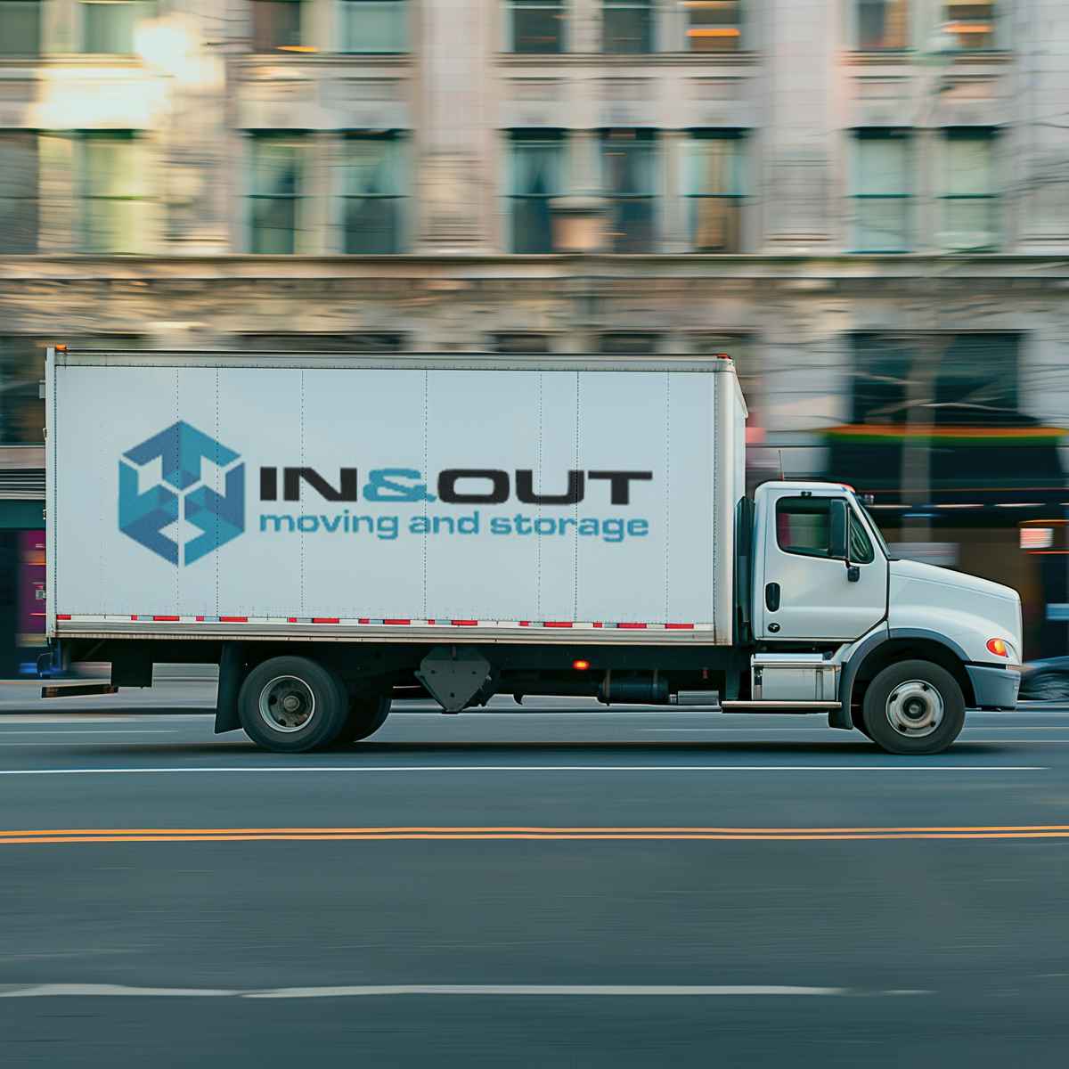 In And Out Moving And Storage logo (IAO)