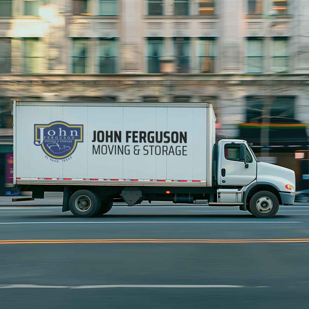 John Ferguson Moving Storage logo (JFM)