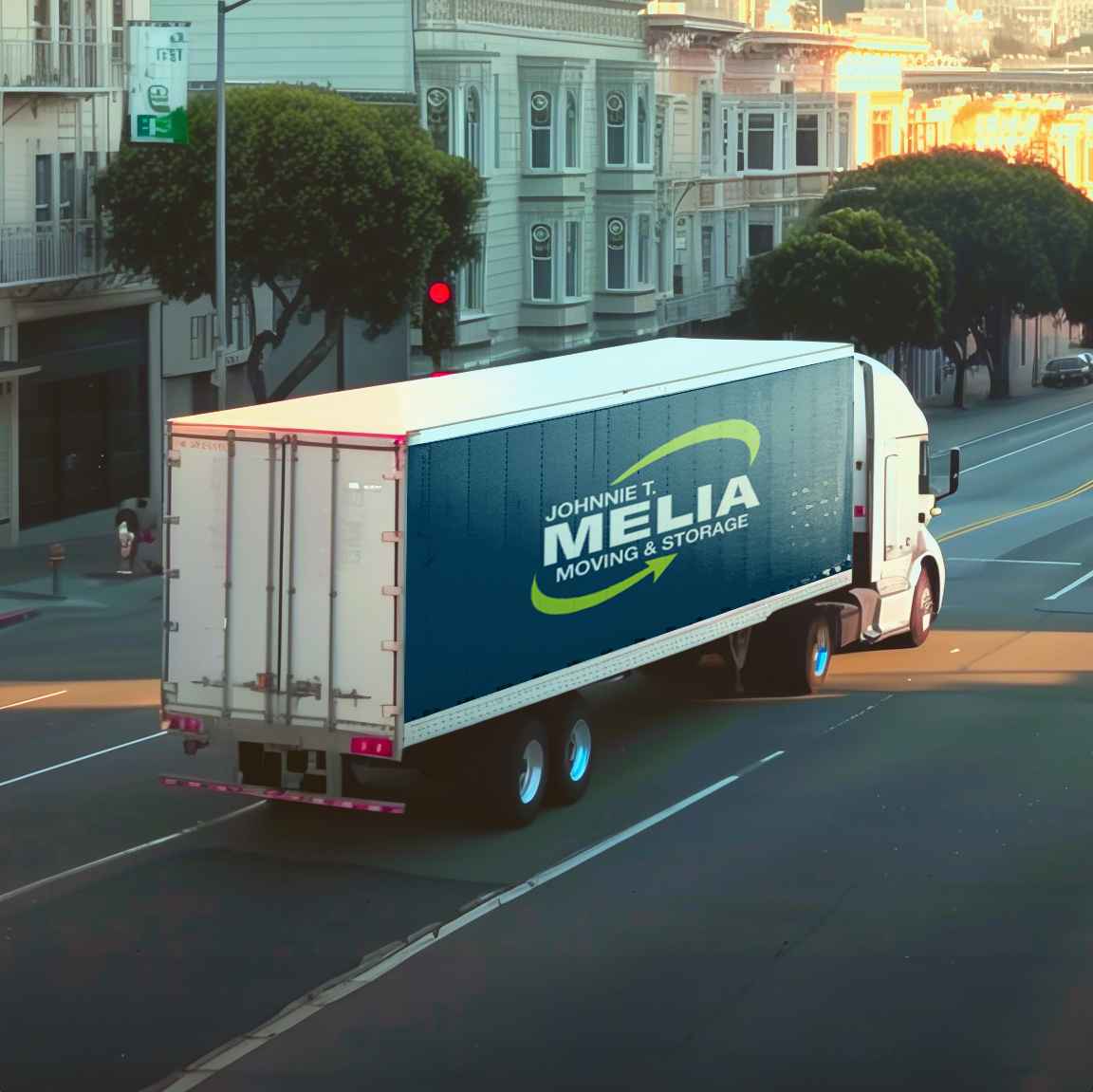 Johnnie T Melia Moving Storage logo (JTM)