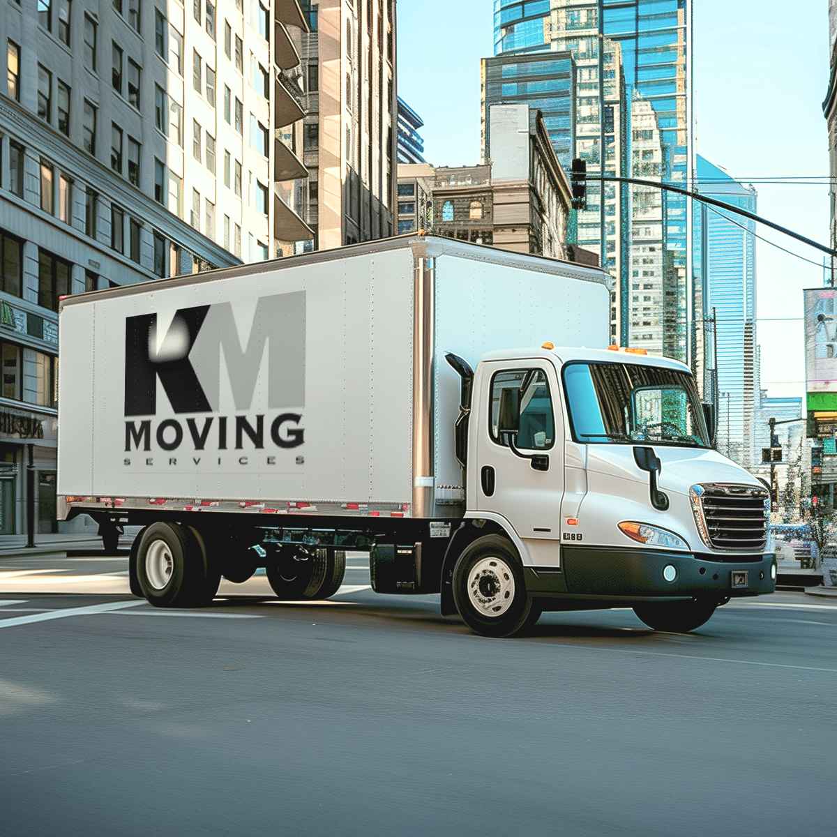 Km Moving Services logo (KMS)