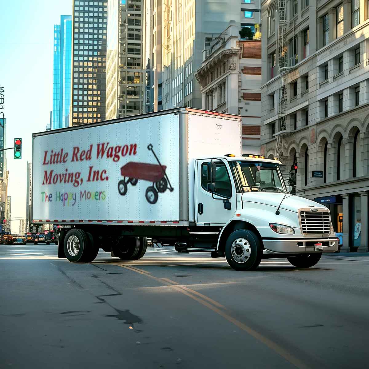 Litlle Red Wagon Moving logo (LRW)