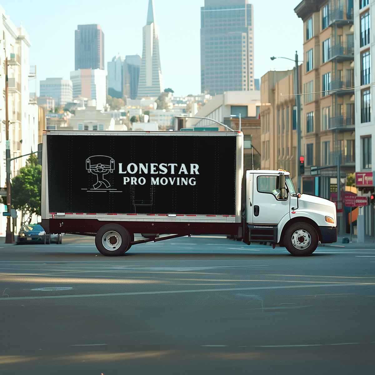 Lonestar Pro Moving logo (LPM)