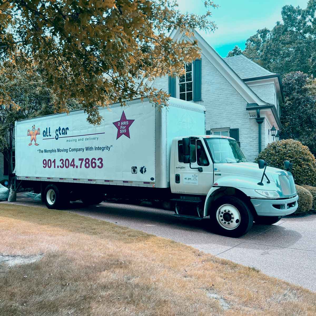 Allstar Moving & Delivery logo (AM&)