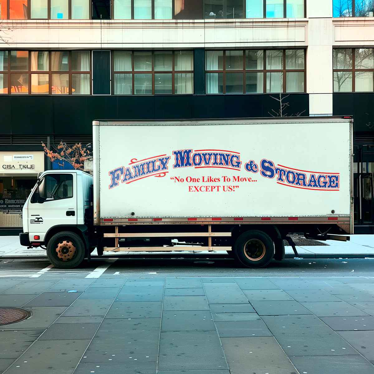 Family Moving & Storage logo (FM&)