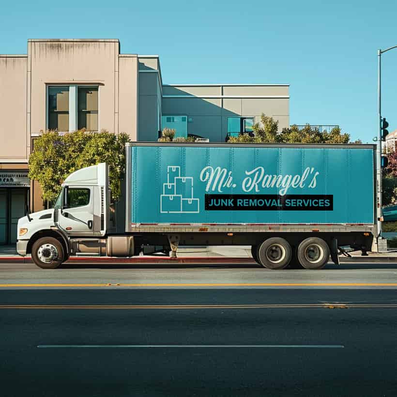 Mr Rangel's Junk Removal Services logo (MRJ)