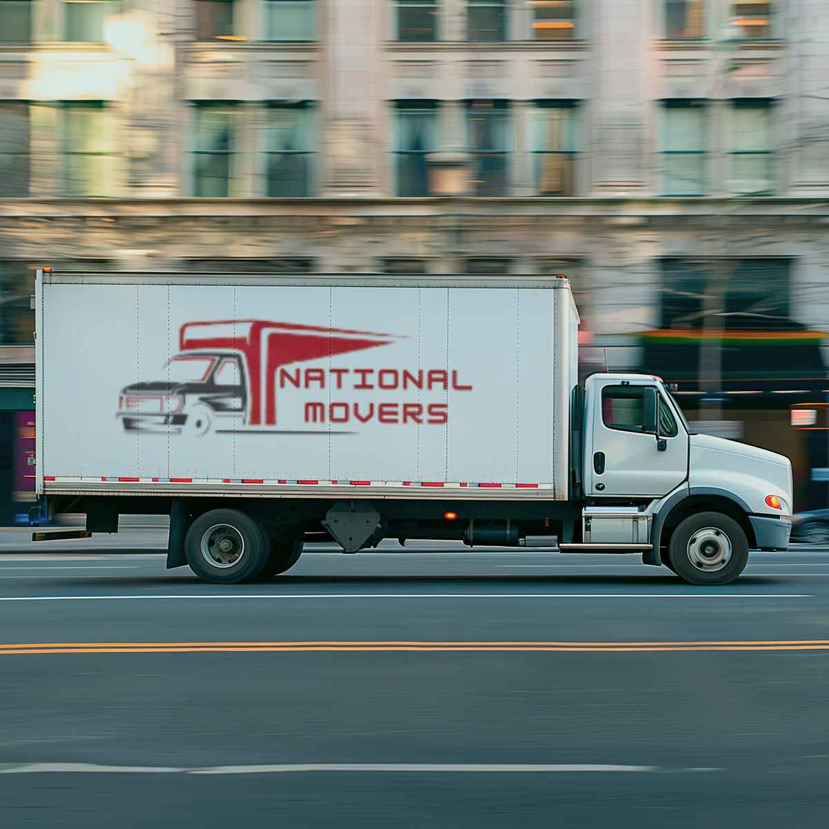 National Movers logo (NM)