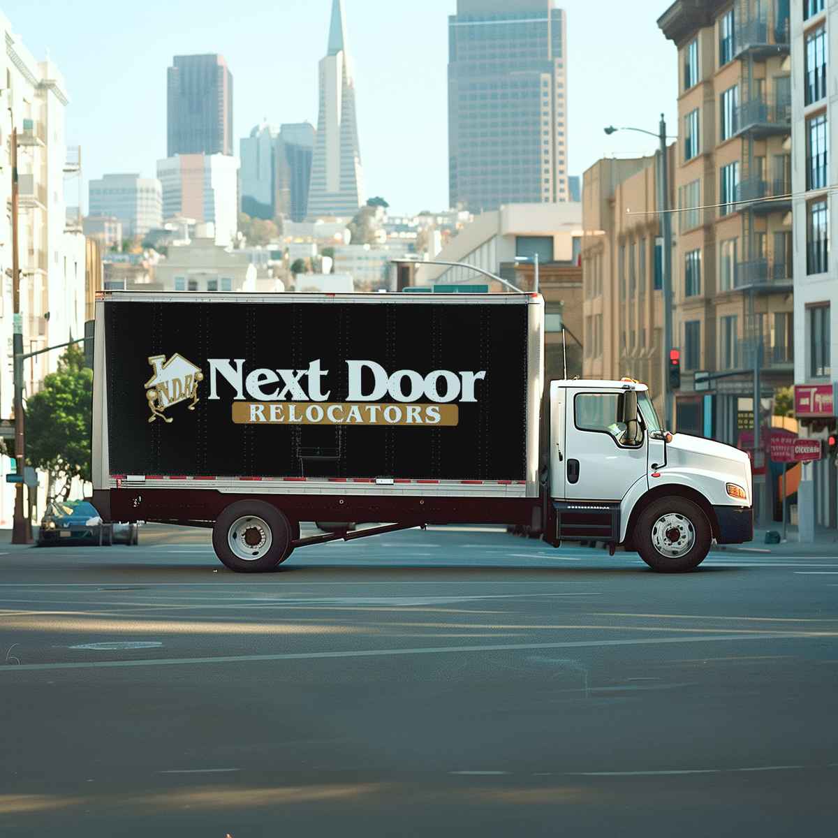 Next Door Relocators logo (NDR)