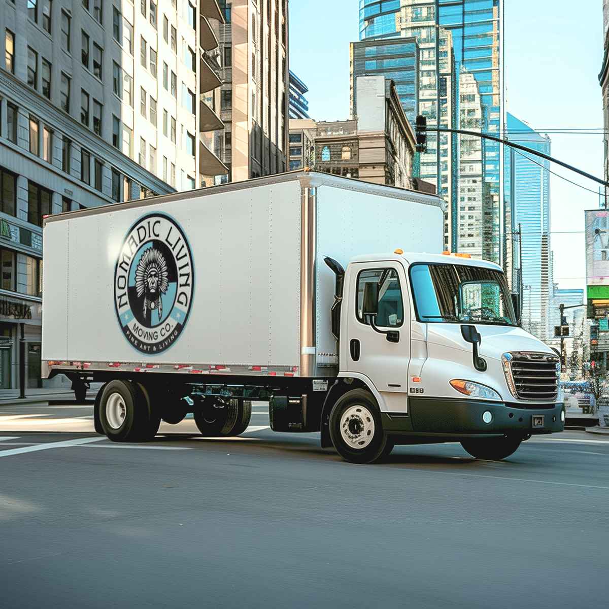 Nomadic Living Moving logo (NLM)